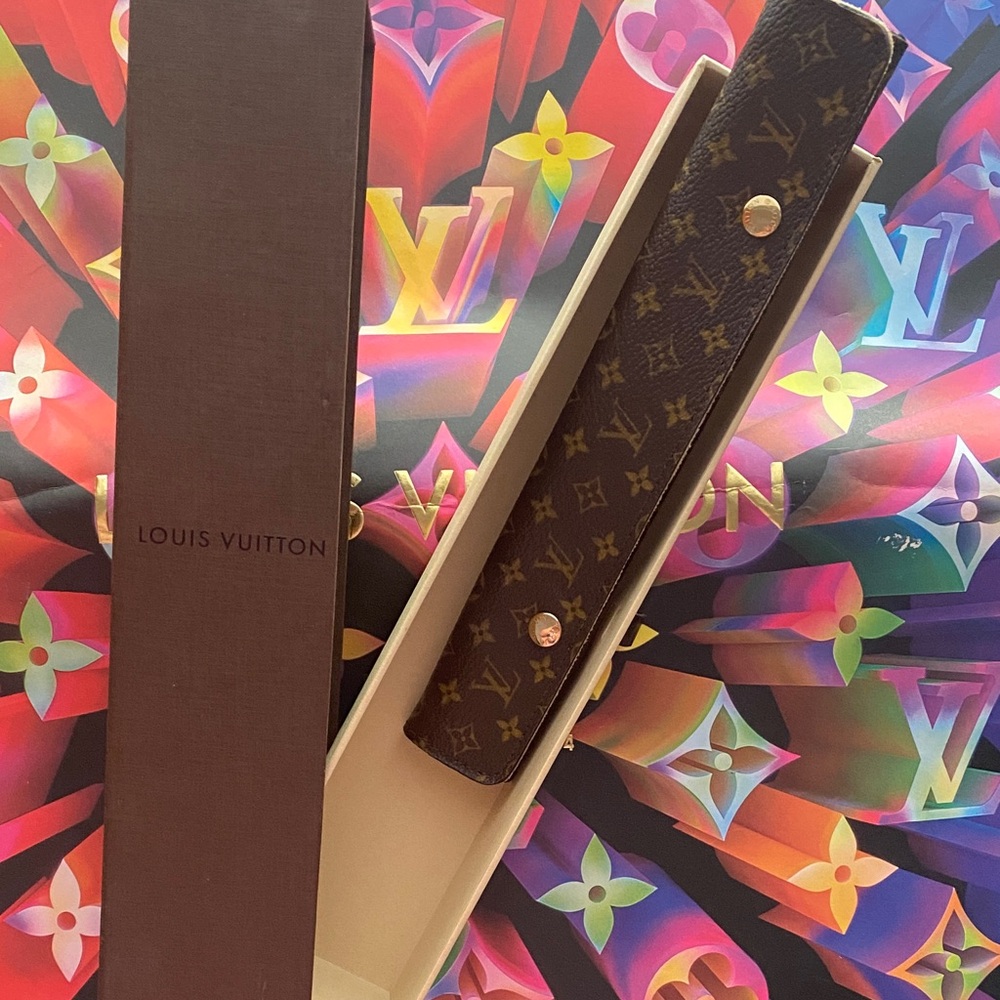 Louis Vuitton Monogram Canvas Slim Accessory Jewelry Bracelet Sleeve